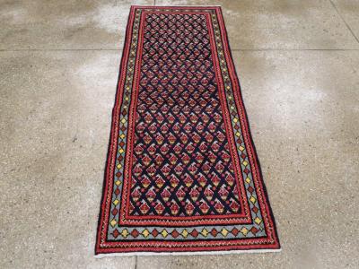 VINTAGE PERSIAN HAMADAN THROW RUG