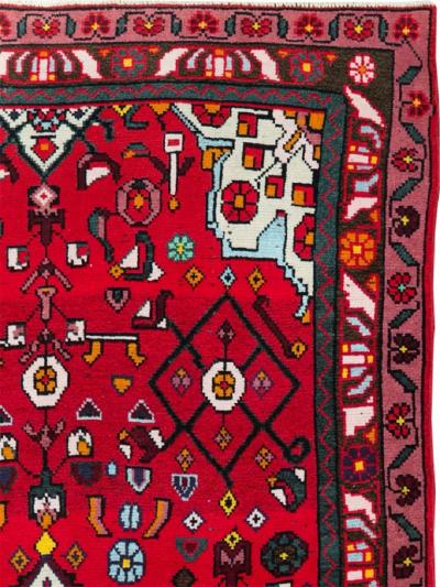 VINTAGE PERSIAN HAMDAN RUG
