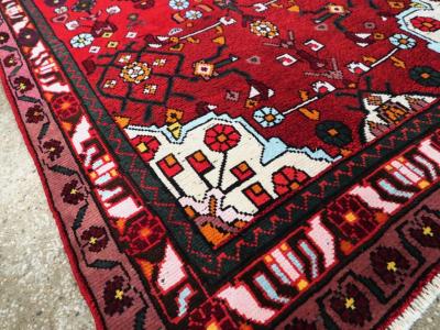 VINTAGE PERSIAN HAMDAN RUG