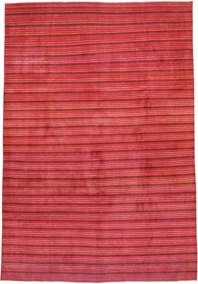 VINTAGE PERSIAN KASHAN MODERNIST CARPET