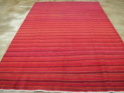 VINTAGE PERSIAN KASHAN MODERNIST CARPET