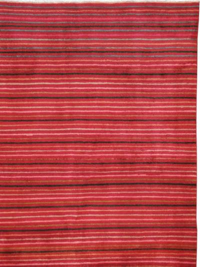 VINTAGE PERSIAN KASHAN MODERNIST CARPET