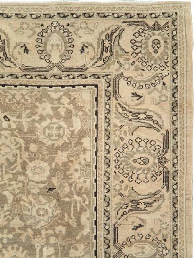 VINTAGE PERSIAN MALAYER SQUARE ACCENT CARPET
