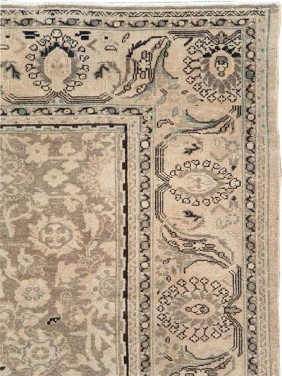 VINTAGE PERSIAN MALAYER SQUARE ACCENT CARPET