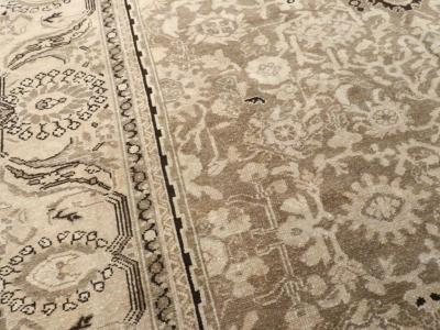 VINTAGE PERSIAN MALAYER SQUARE ACCENT CARPET