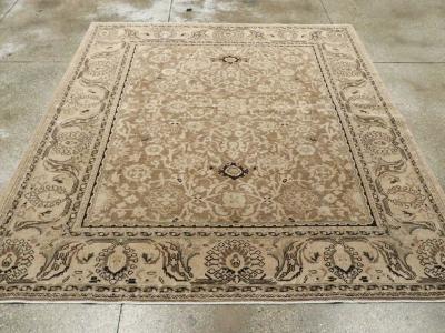 VINTAGE PERSIAN MALAYER SQUARE ACCENT CARPET