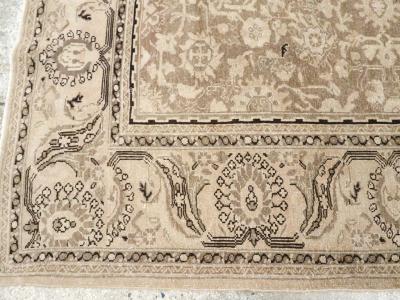 VINTAGE PERSIAN MALAYER SQUARE ACCENT CARPET