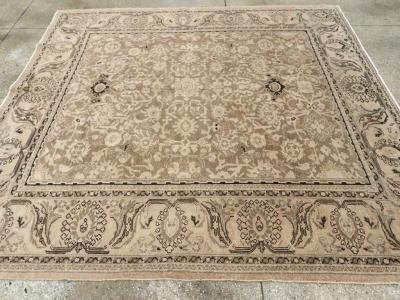 VINTAGE PERSIAN MALAYER SQUARE ACCENT CARPET