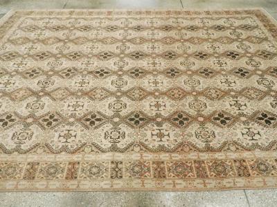 VINTAGE PERSIAN QUOM ROOM SIZE CARPET