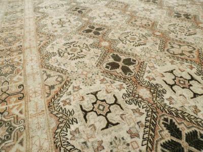 VINTAGE PERSIAN QUOM ROOM SIZE CARPET