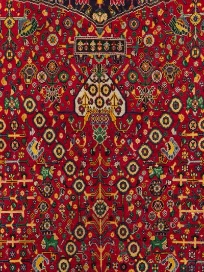 VINTAGE PERSIAN SHIRAZ RUG