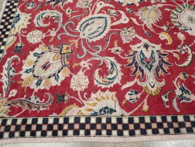 VINTAGE PERSIAN TABRIZ ROOM SIZE CARPET
