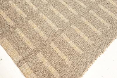 VINTAGE SWEDISH DOUBLE SIDED FLATWEAVE AREA RUG