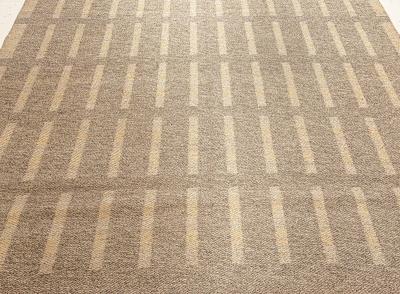 VINTAGE SWEDISH DOUBLE SIDED FLATWEAVE AREA RUG