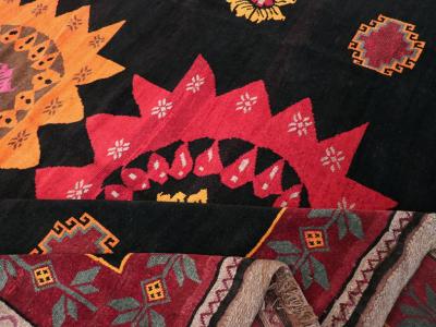 VINTAGE TURKISH ANATOLIAN LARGE TRIBAL ROOM SIZE CARPET