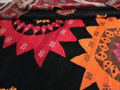 VINTAGE TURKISH ANATOLIAN LARGE TRIBAL ROOM SIZE CARPET