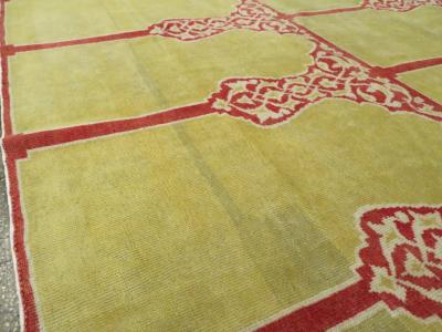 VINTAGE TURKISH ANATOLIAN SMALL SQUARE ROOM SIZE CARPET