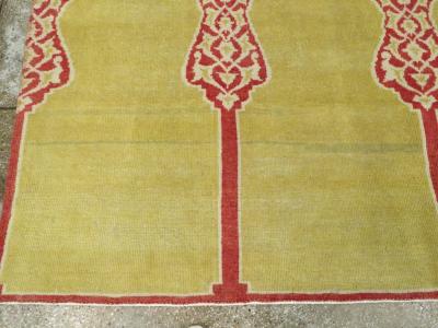 VINTAGE TURKISH ANATOLIAN SMALL SQUARE ROOM SIZE CARPET