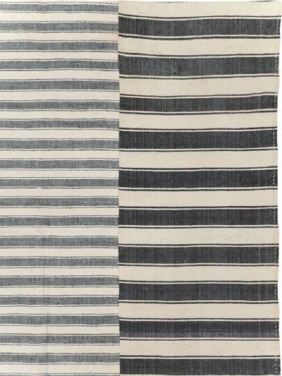 VINTAGE TURKISH FLATWEAVE KILIM ROOM SIZE CARPET