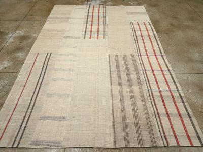 VINTAGE TURKISH FLATWEAVE KILIM ROOM SIZE CARPET