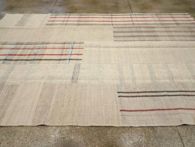 VINTAGE TURKISH FLATWEAVE KILIM ROOM SIZE CARPET