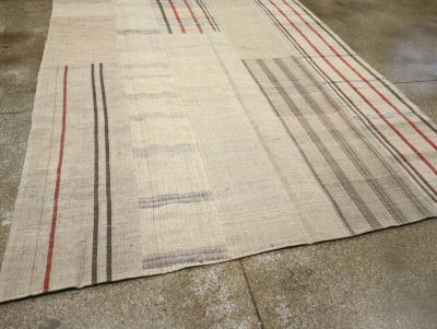 VINTAGE TURKISH FLATWEAVE KILIM ROOM SIZE CARPET