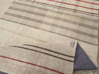 VINTAGE TURKISH FLATWEAVE KILIM ROOM SIZE CARPET
