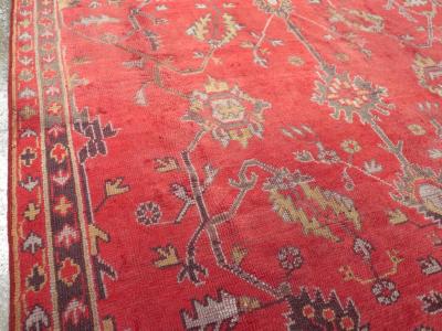VINTAGE TURKISH OUSHAK CARPET