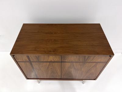 VINTAGE WALNUT AND ROSEWOOD CABINET