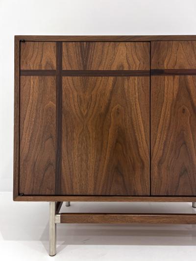 VINTAGE WALNUT AND ROSEWOOD CABINET