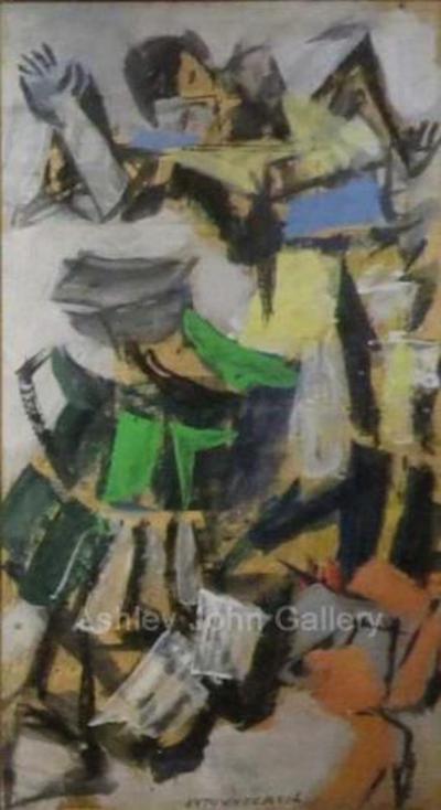 Vaclav Vytlacil Colorful Dancer Series 4