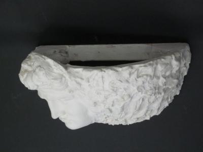 Vadim Androusov 4 French Mid Century Modern Neoclassical Plaster Sconces Attr Vadim Androusov