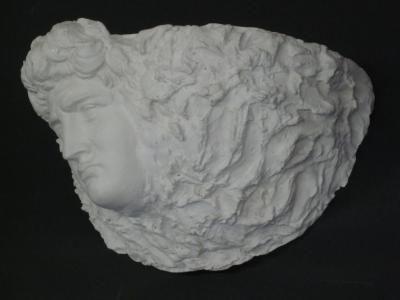 Vadim Androusov 4 French Mid Century Modern Neoclassical Plaster Sconces Attr Vadim Androusov