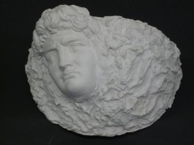 Vadim Androusov 4 French Mid Century Modern Neoclassical Plaster Sconces Attr Vadim Androusov