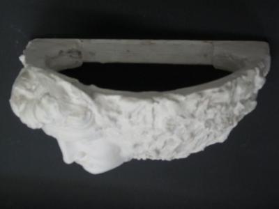 Vadim Androusov 4 French Mid Century Modern Neoclassical Plaster Sconces Attr Vadim Androusov