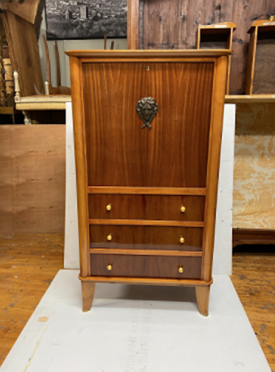 Vadim Androusov FRENCH ART DECO MAHOGANY BAR CABINET BY ANDR ARBUS AND VADIM ANDROUSOV
