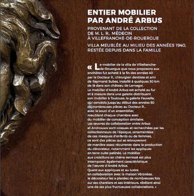 Vadim Androusov IMPORTANT FRENCH ART DECO MAHOGANY BUFFET BY ANDR ARBUS AND VADIM ANDROUSOV