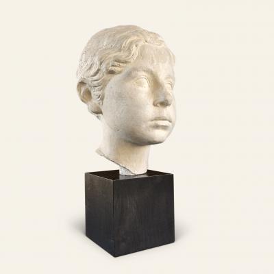 Vadim Androusov Vadim Androusov Head of a Boy Signed and dated 1947