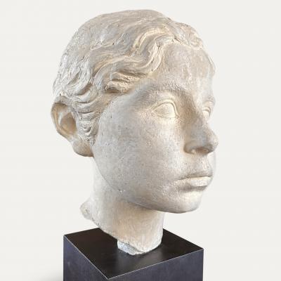 Vadim Androusov Vadim Androusov Head of a Boy Signed and dated 1947