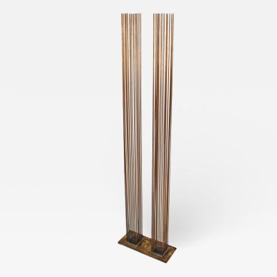 Val Bertoia Brass and Beryllium Copper Sonambinet Sounding Sculpture by Val Bertoia