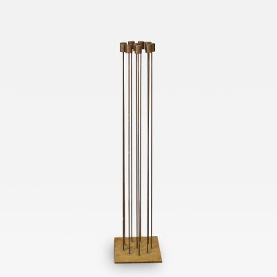 Val Bertoia Large Bertoia Studios 10 Rod B 2700 Brass Copper Silver Sound Sculpture