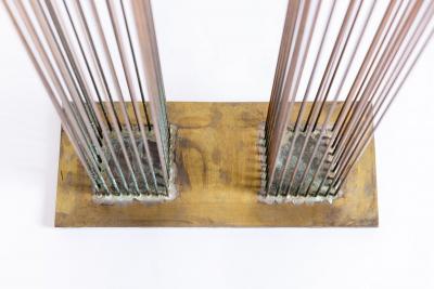 Val Bertoia Large Val Bertoia Sonambient Sculpture Titled 2 Walking Squares for Sounds 