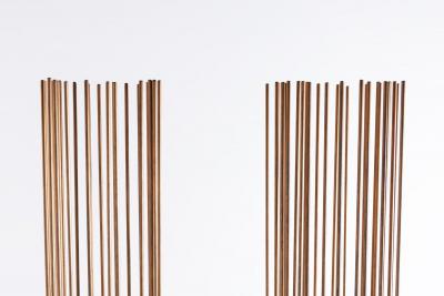Val Bertoia Large Val Bertoia Sonambient Sculpture Titled 2 Walking Squares for Sounds 