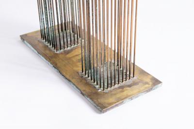 Val Bertoia Large Val Bertoia Sonambient Sculpture Titled 2 Walking Squares for Sounds 
