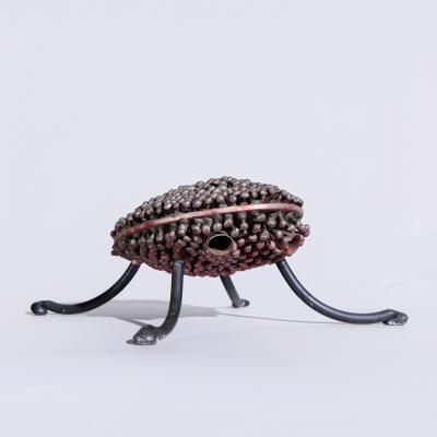 Val Bertoia Val Bertoia Mid Century Aluminum Racing Tortoise Sculpture