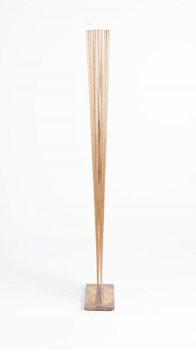 Val Bertoia Val Bertoia Sonambient Kinetic Sculpture Titled Sound of V in Bronze
