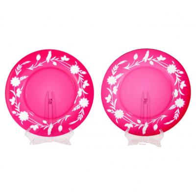 Val Saint Lambert Tableware Dessert Plate Service