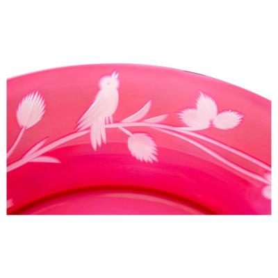 Val Saint Lambert Tableware Dessert Plate Service