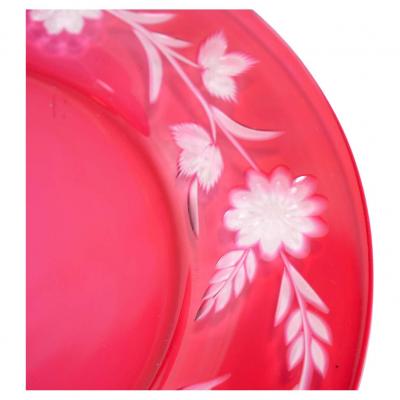 Val Saint Lambert Tableware Dessert Plate Service