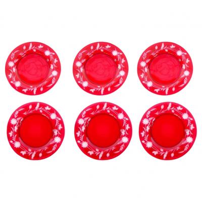 Val Saint Lambert Tableware Dessert Plate Service